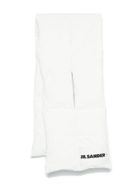 padded scarf by JIL SANDER
