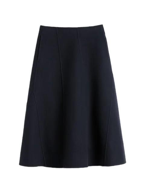 panelled A-line midi skirt by JIL SANDER