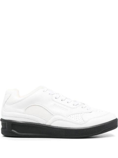 panelled low-top leather sneakers by JIL SANDER