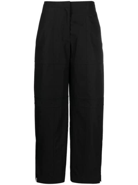 panelled straight-leg cut trousers by JIL SANDER