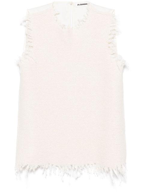 panelled vest by JIL SANDER