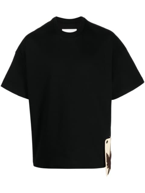 patch-detail cotton T-shirt by JIL SANDER