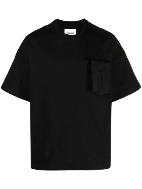 patch-pocket cotton T-shirt by JIL SANDER