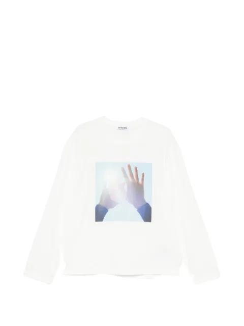 photograph-print long-sleeve T-shirt by JIL SANDER