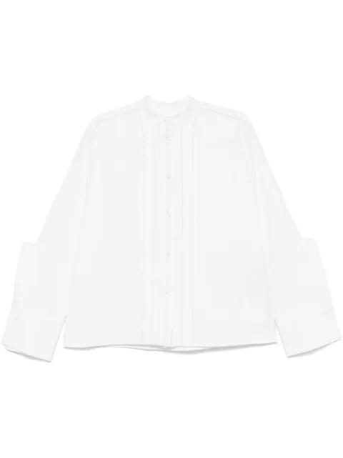 pintuck-detailed shirt by JIL SANDER