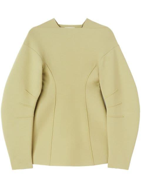piped pullover by JIL SANDER