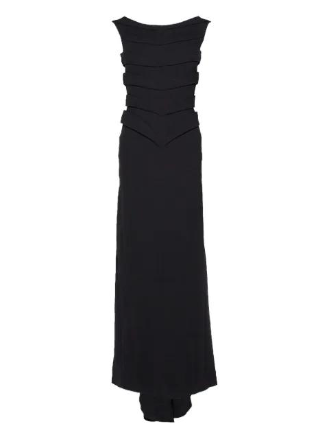 pleated gown by JIL SANDER