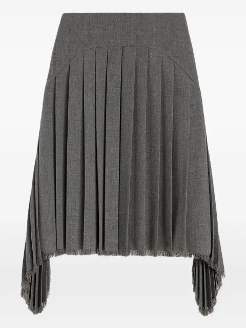 pleated midi skirt by JIL SANDER