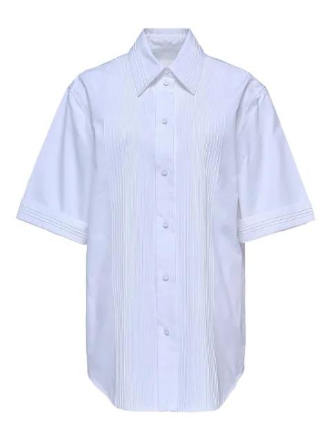 pleated short-sleeve shirt by JIL SANDER