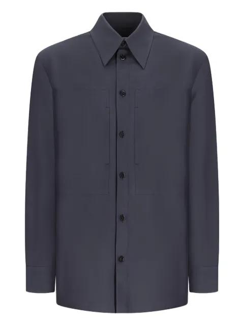 pocket-detail cotton shirt by JIL SANDER