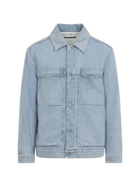 pocket-detail denim jacket by JIL SANDER