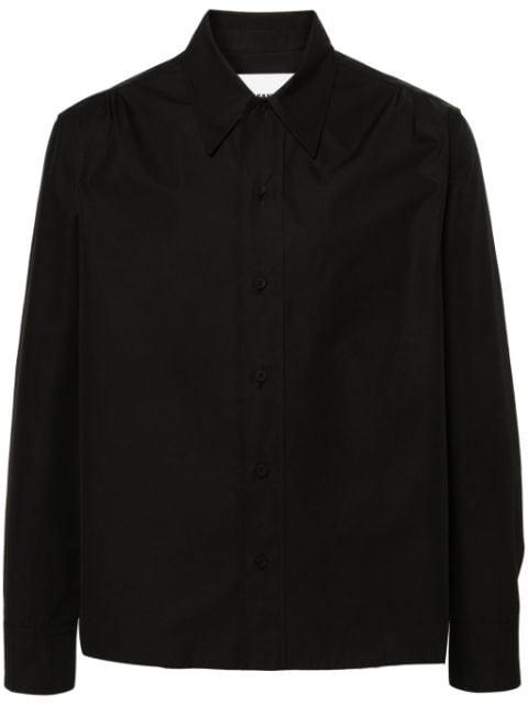 pointed-collar cotton shirt by JIL SANDER