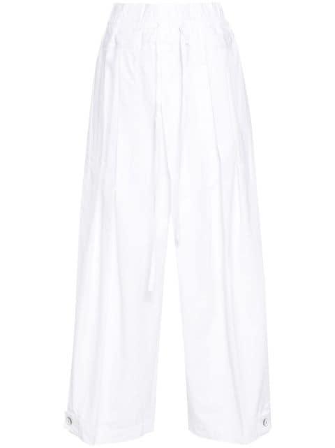 poplin cotton trousers by JIL SANDER