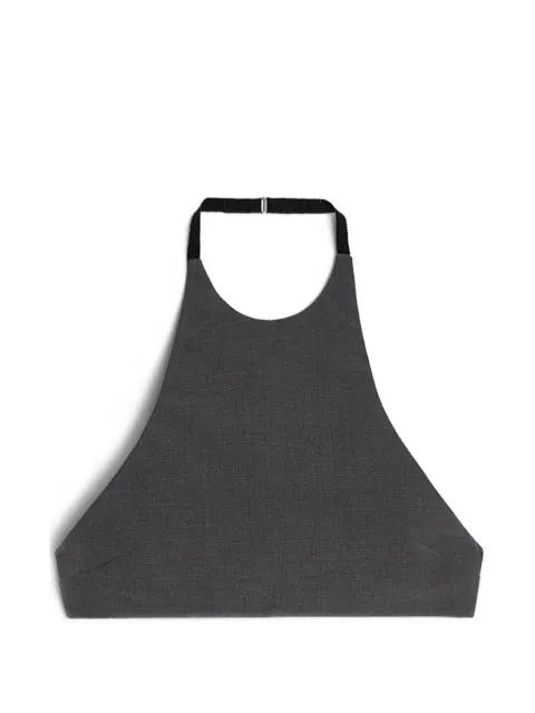 poplin halter top by JIL SANDER