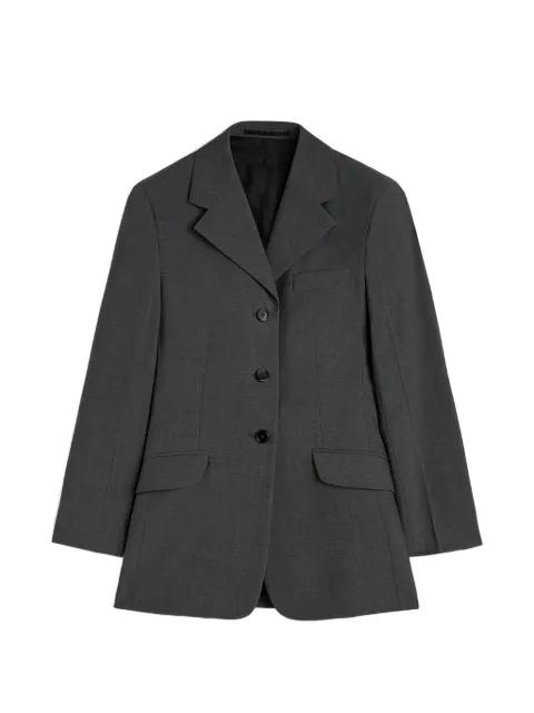 poplin wool blazer by JIL SANDER