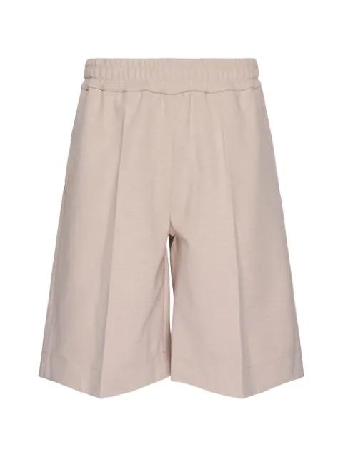 pressed-crease cotton shorts by JIL SANDER