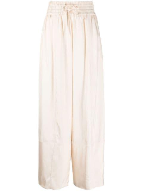 pressed-crease palazzo pants by JIL SANDER