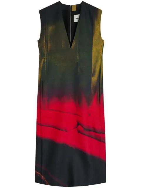 printed midi dress by JIL SANDER