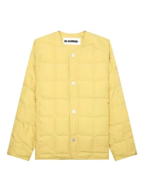 quilted button-fastening jacket by JIL SANDER
