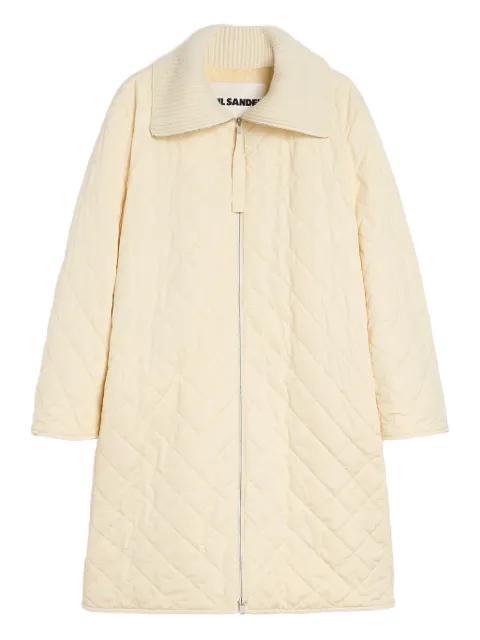 quilted coat by JIL SANDER