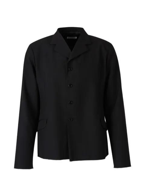 raw-edge notched-lapels jacket by JIL SANDER