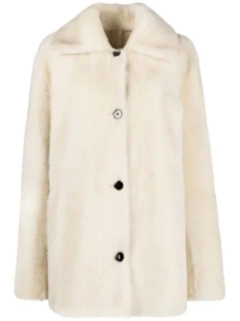 reversible shearling jacket by JIL SANDER