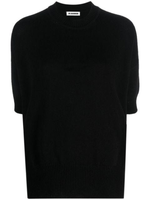 ribbed cashmere knitted top by JIL SANDER