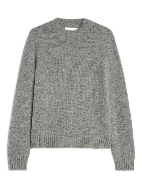 ribbed-cuff alpaca-wool-blend sweater by JIL SANDER