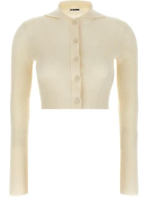 ribbed-knit cardigan by JIL SANDER