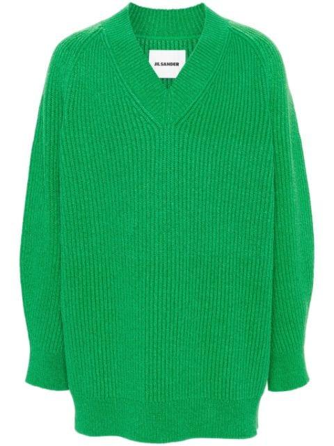 ribbed knit jumper by JIL SANDER
