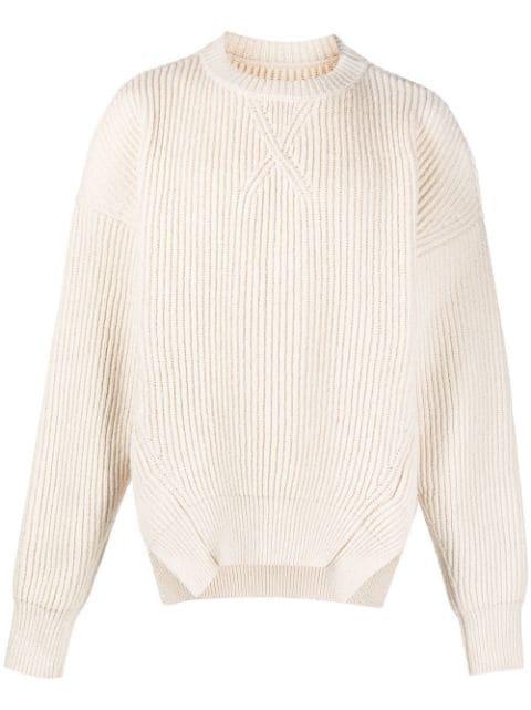 ribbed knit jumper by JIL SANDER