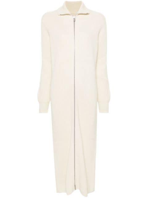 ribbed-knit maxi dress by JIL SANDER