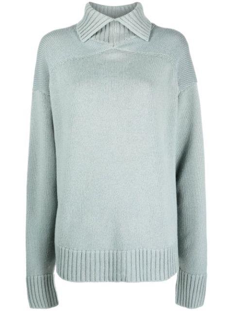 roll neck loose-fit jumper by JIL SANDER