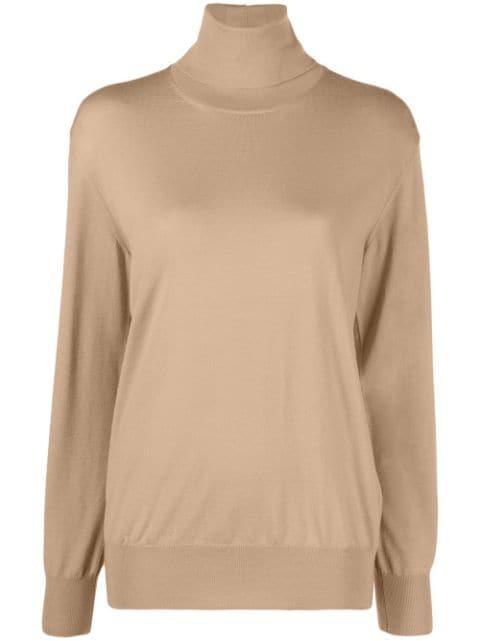 roll neck wool jumper by JIL SANDER