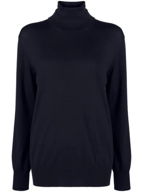 roll neck wool jumper by JIL SANDER