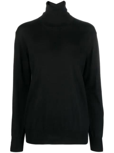 roll neck wool jumper by JIL SANDER