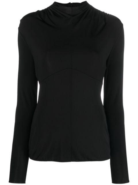 round-neck long-sleeve top by JIL SANDER
