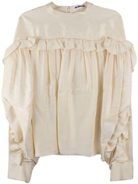 ruffled top by JIL SANDER