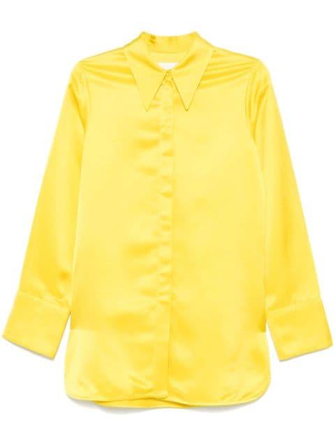 satin shirt by JIL SANDER