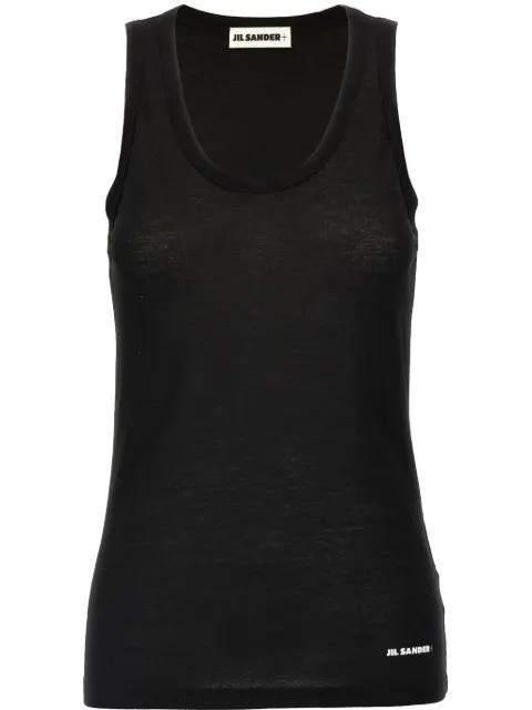 scoop-neck tank top by JIL SANDER
