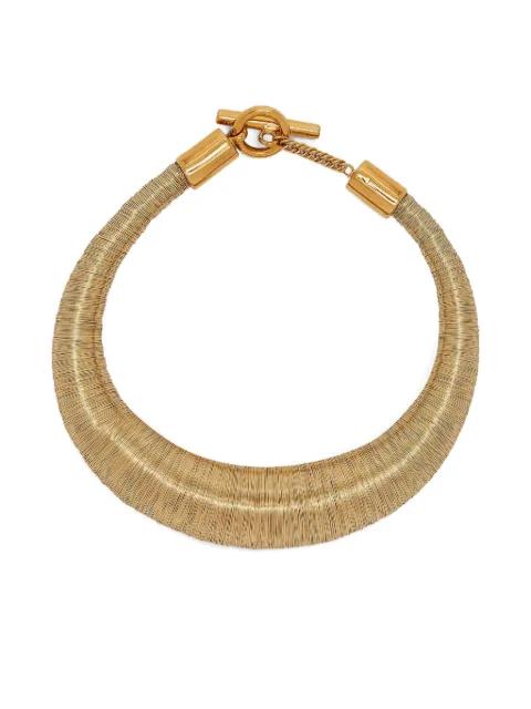 sculpted bracelet by JIL SANDER