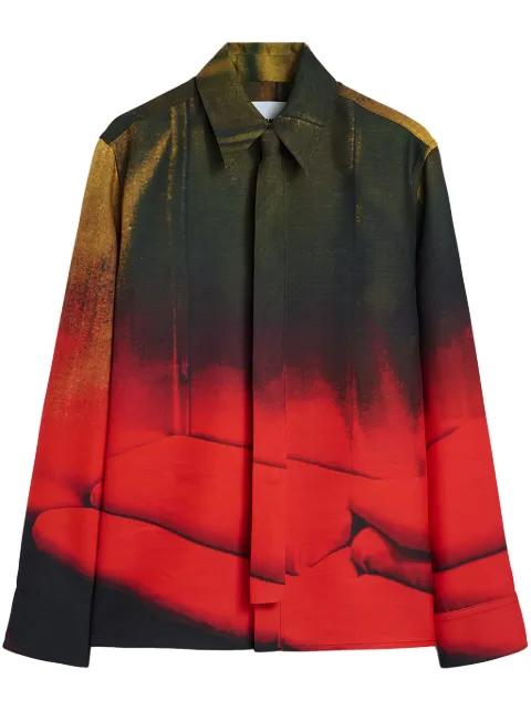 shirt with tie by JIL SANDER