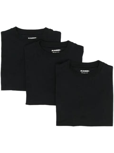 short-sleeve 3-pack T-shirts by JIL SANDER