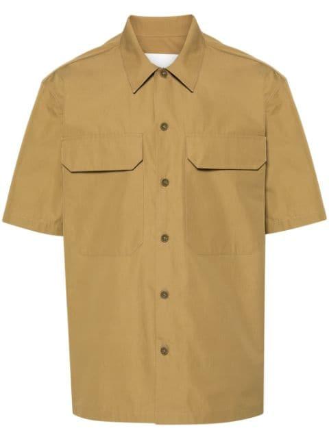 short-sleeve cotton shirt by JIL SANDER