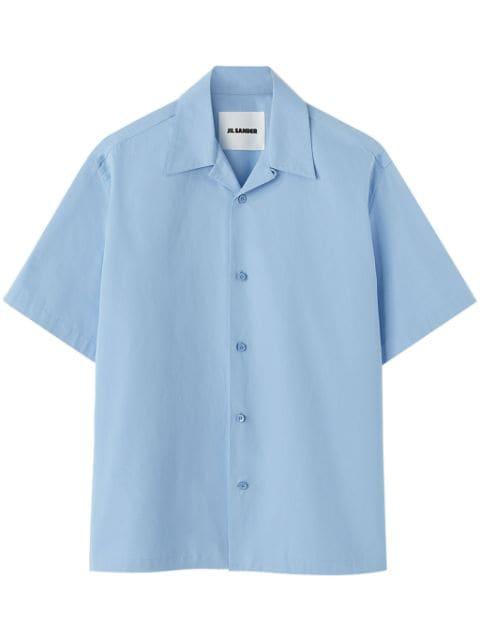 short-sleeve cotton shirt by JIL SANDER