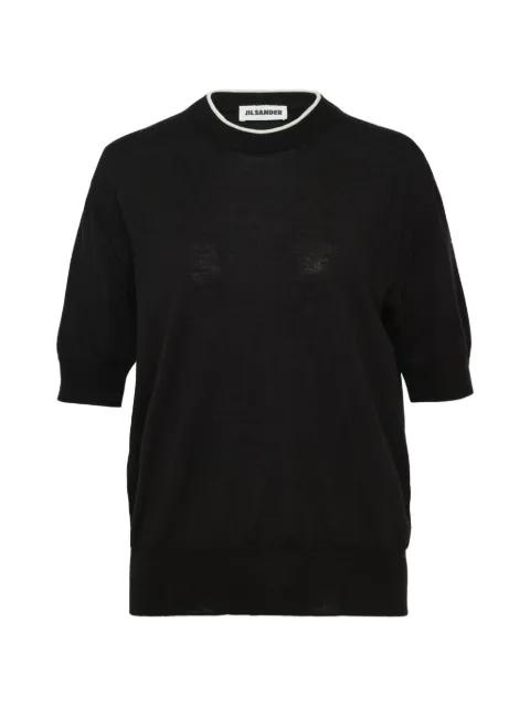short-sleeve merino T-shirt by JIL SANDER