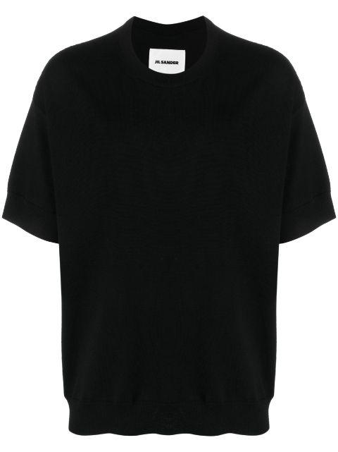 short-sleeve wool T-shirt by JIL SANDER