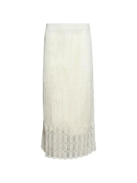 side-slit maxi skirt by JIL SANDER