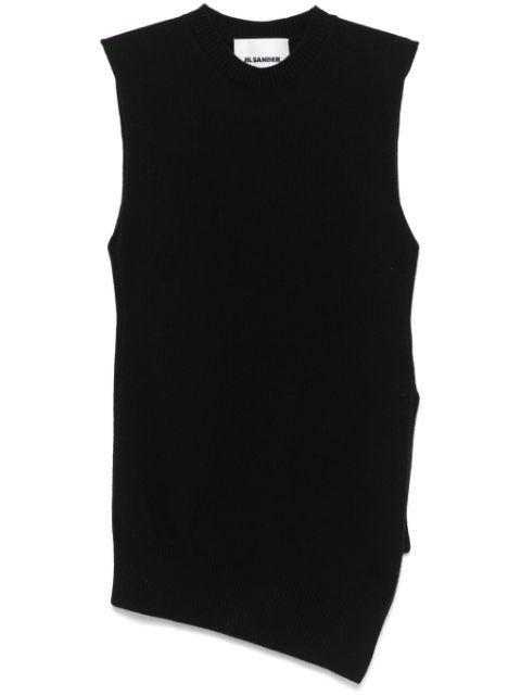 side-slits vest by JIL SANDER
