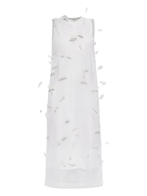 silk dress by JIL SANDER